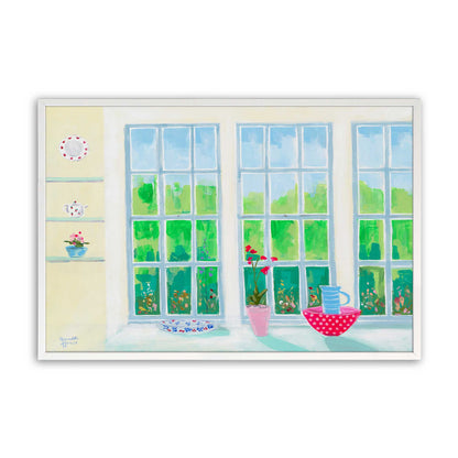 [Color:Opaque White], Picture of art in a Opaque White frame