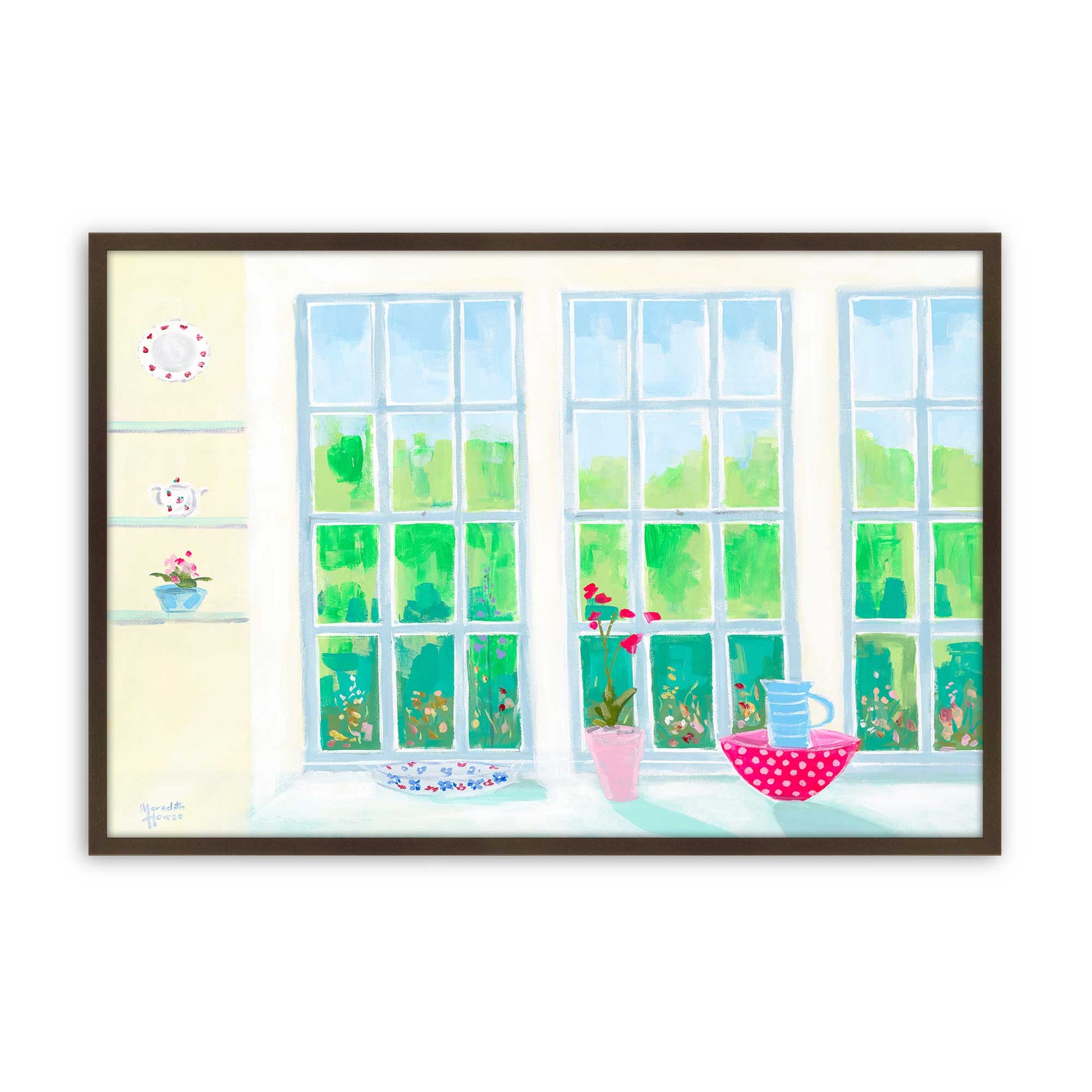 [Color:Belvinder Brown], Picture of art in a Belvinder Brown frame