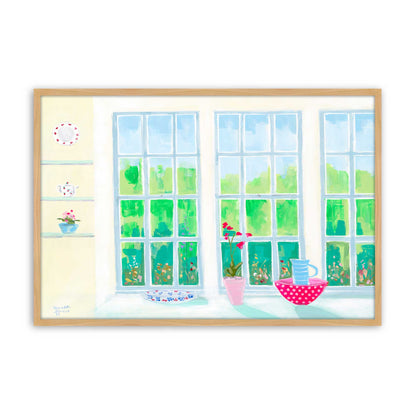 [Color:American Maple], Picture of art in a American Maple frame
