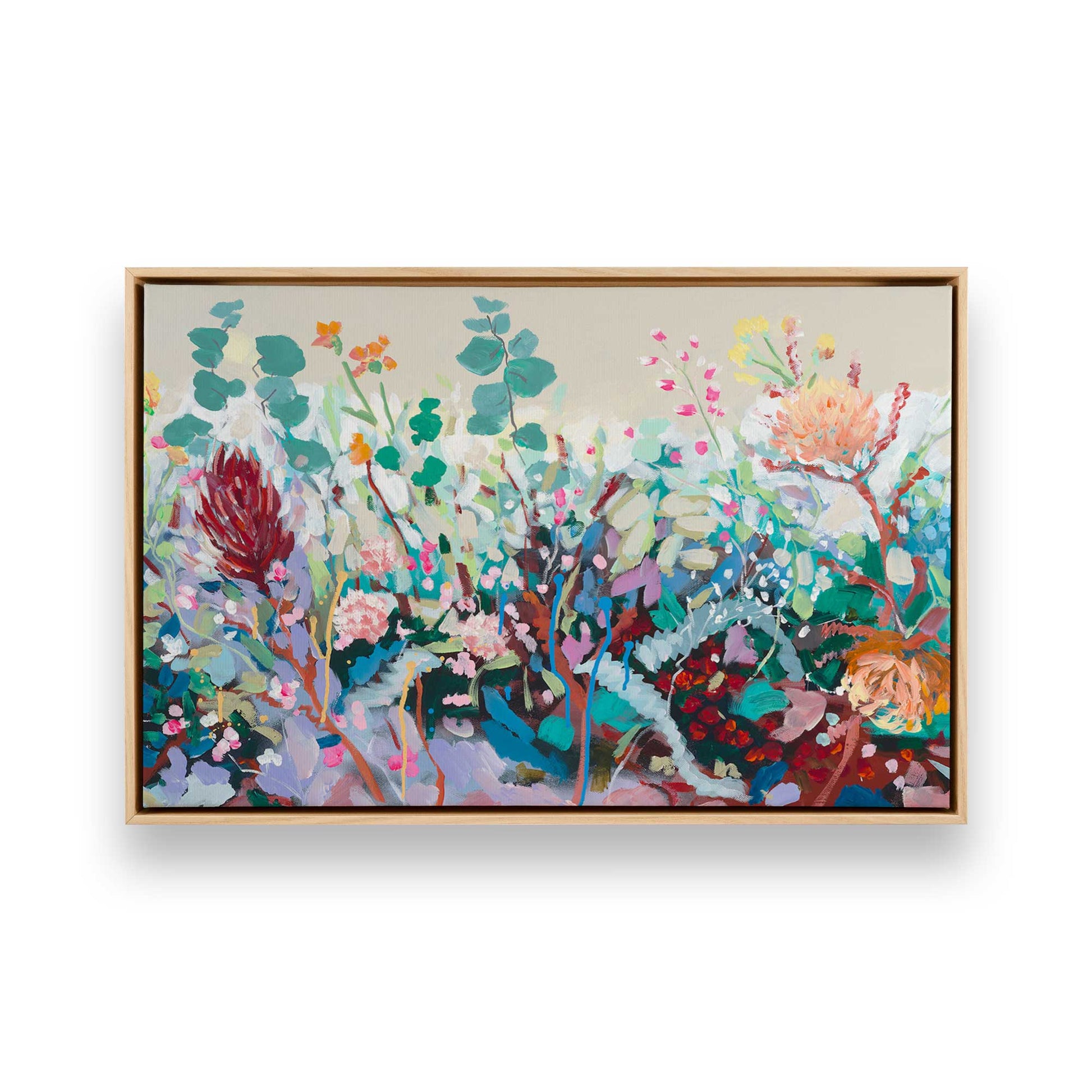 [Color:American Maple], Picture of art in a American Maple frame