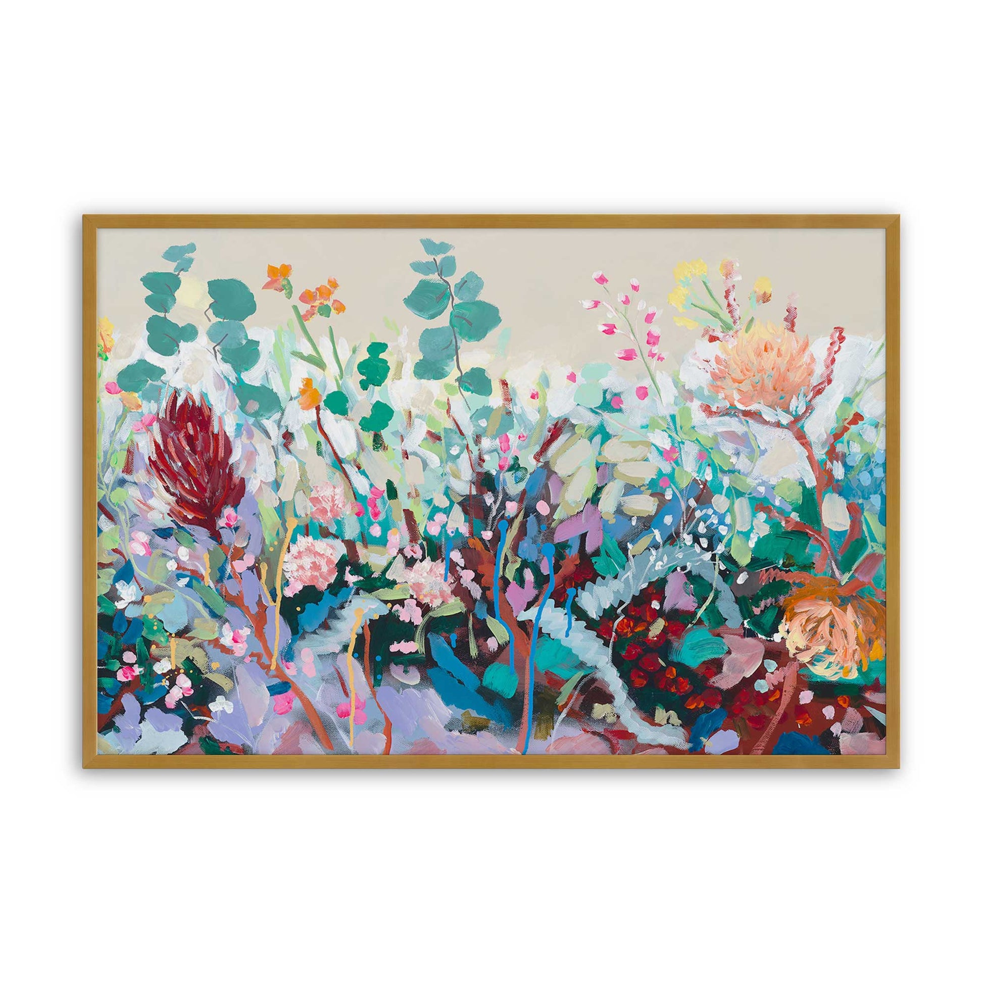 [Color:Polished Gold], Picture of art in a Polished Gold frame
