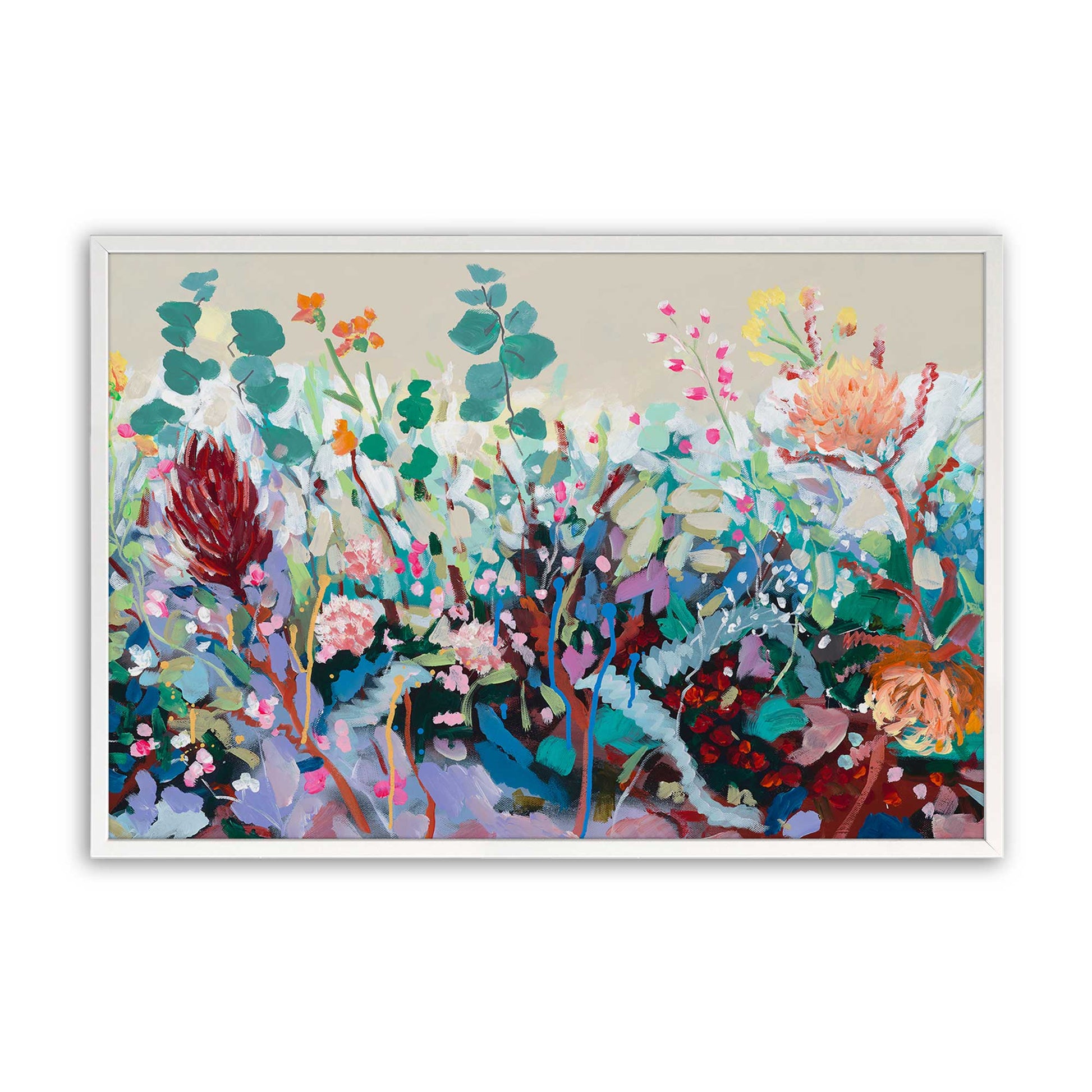 [Color:Opaque White], Picture of art in a Opaque White frame