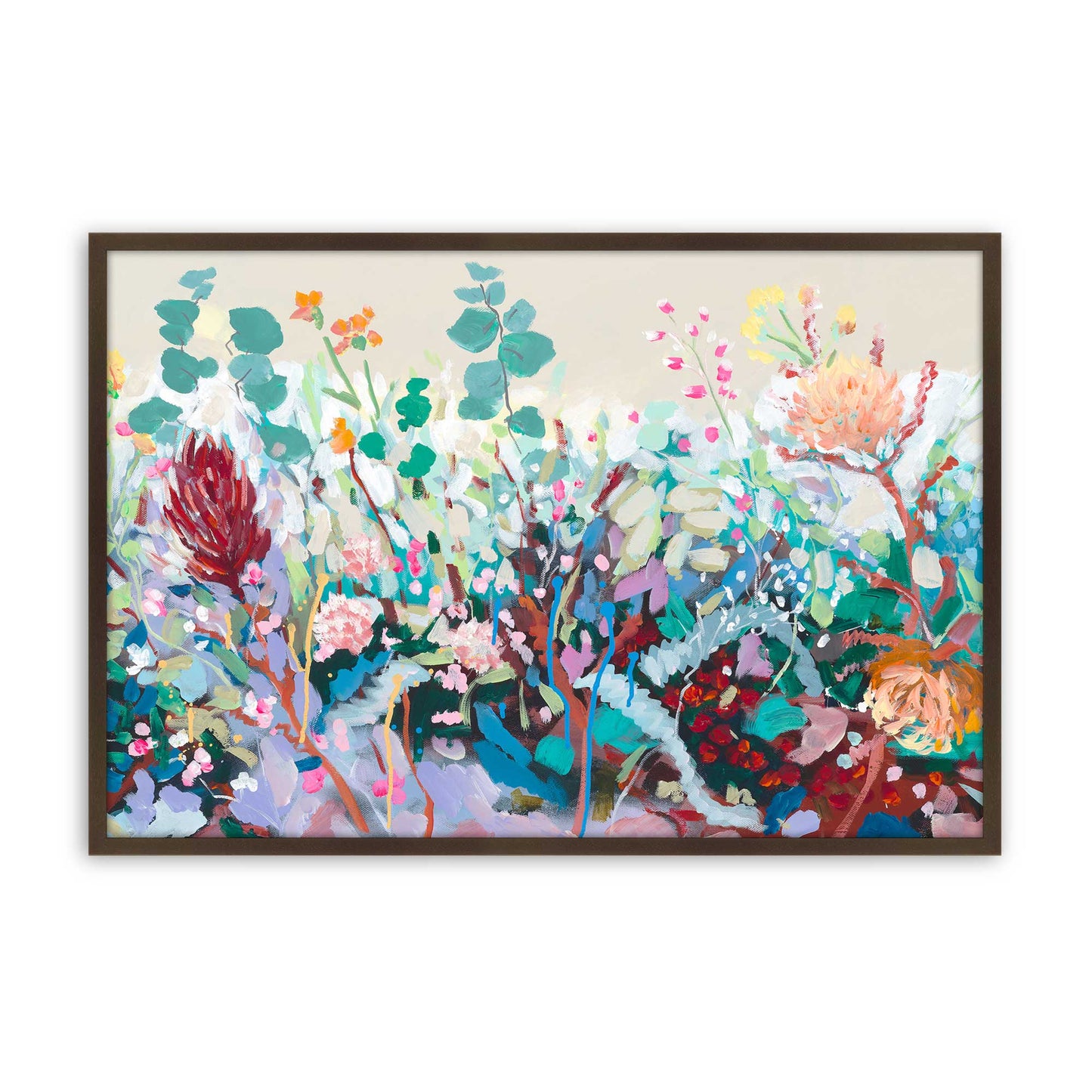 [Color:Belvinder Brown], Picture of art in a Belvinder Brown frame