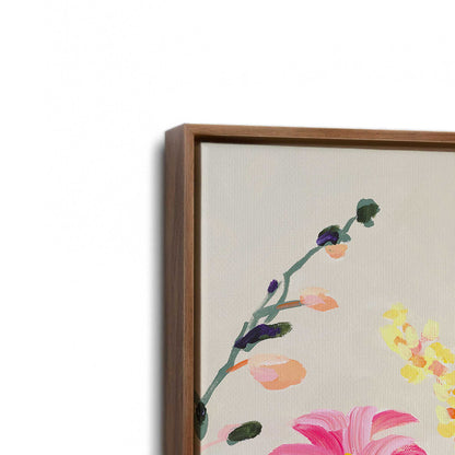 [Color:Walnut], Picture of art in a Walnut frame at an angle