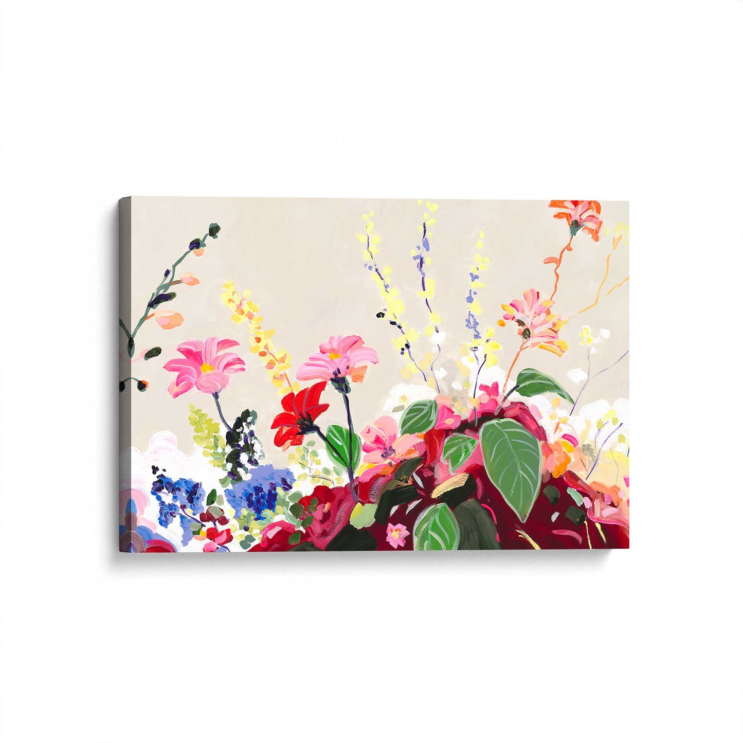 [Color:Stretched Canvas], Picture of art at an angle
