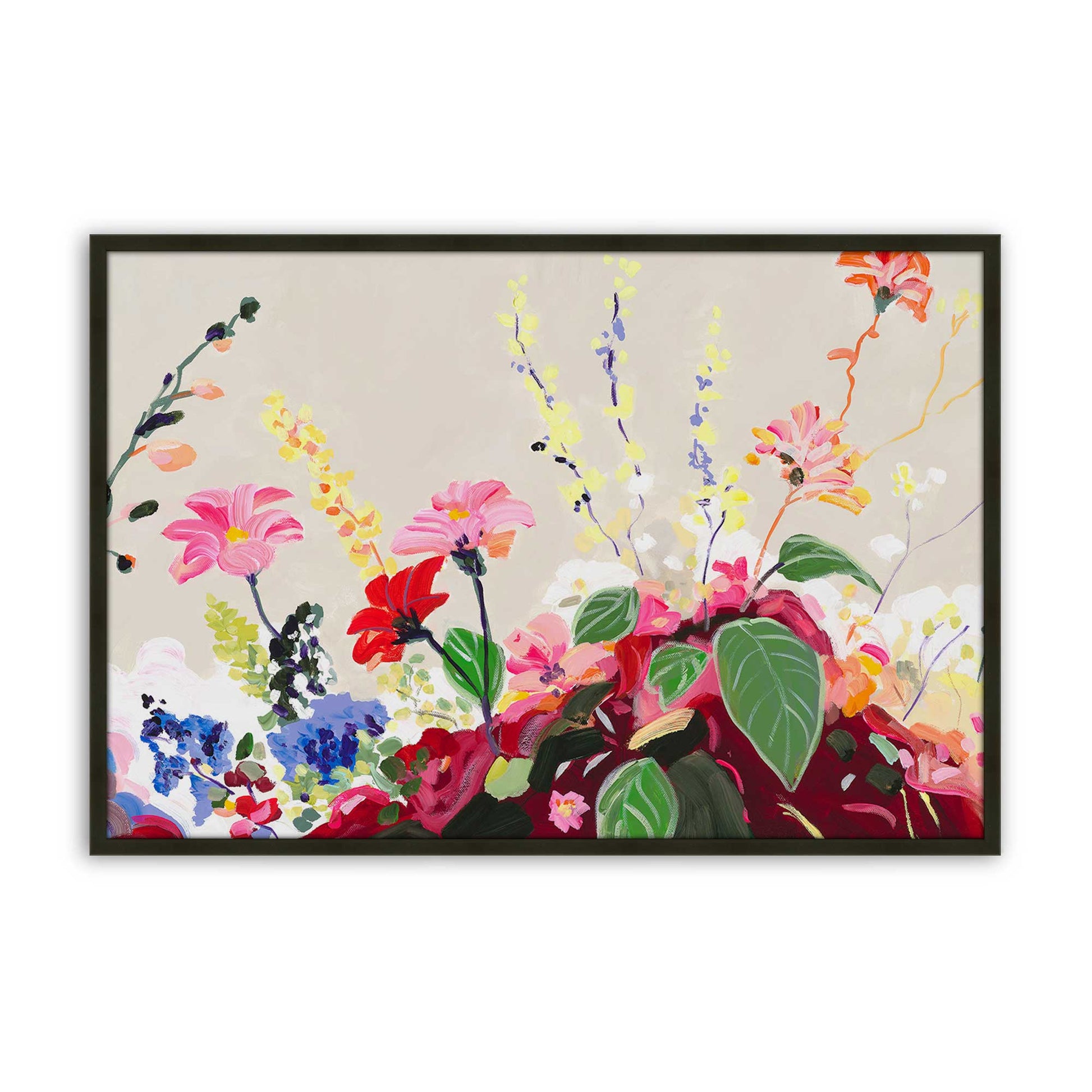 [Color:Satin Black], Picture of art in a Satin Black frame