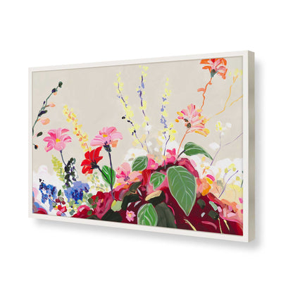 [Color:Opaque White], Picture of art in a Opaque White frame of the corner