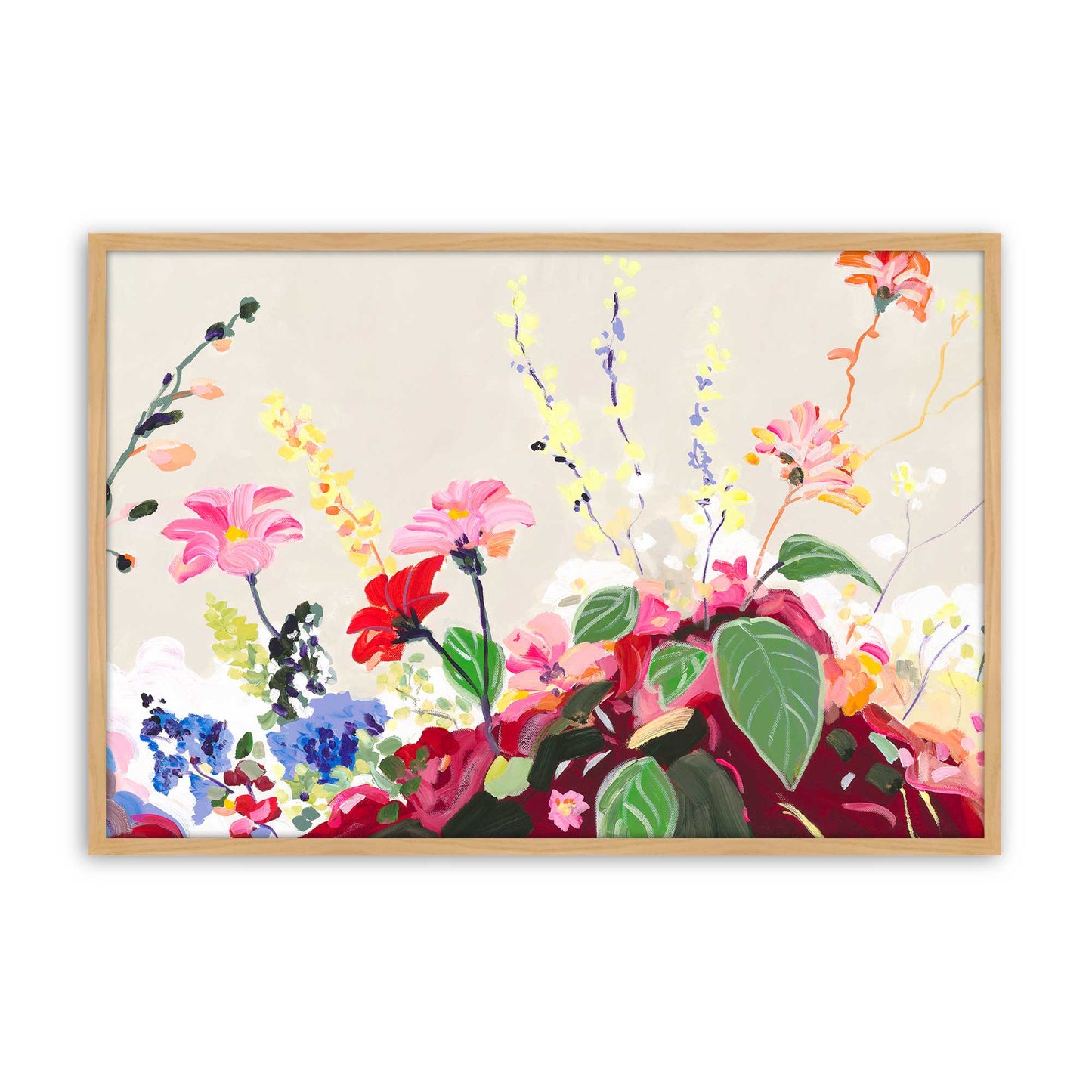 [Color:American Maple], Picture of art in a American Maple frame