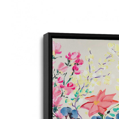 [Color:Satin Black], Picture of art in a Satin Black frame at an angle