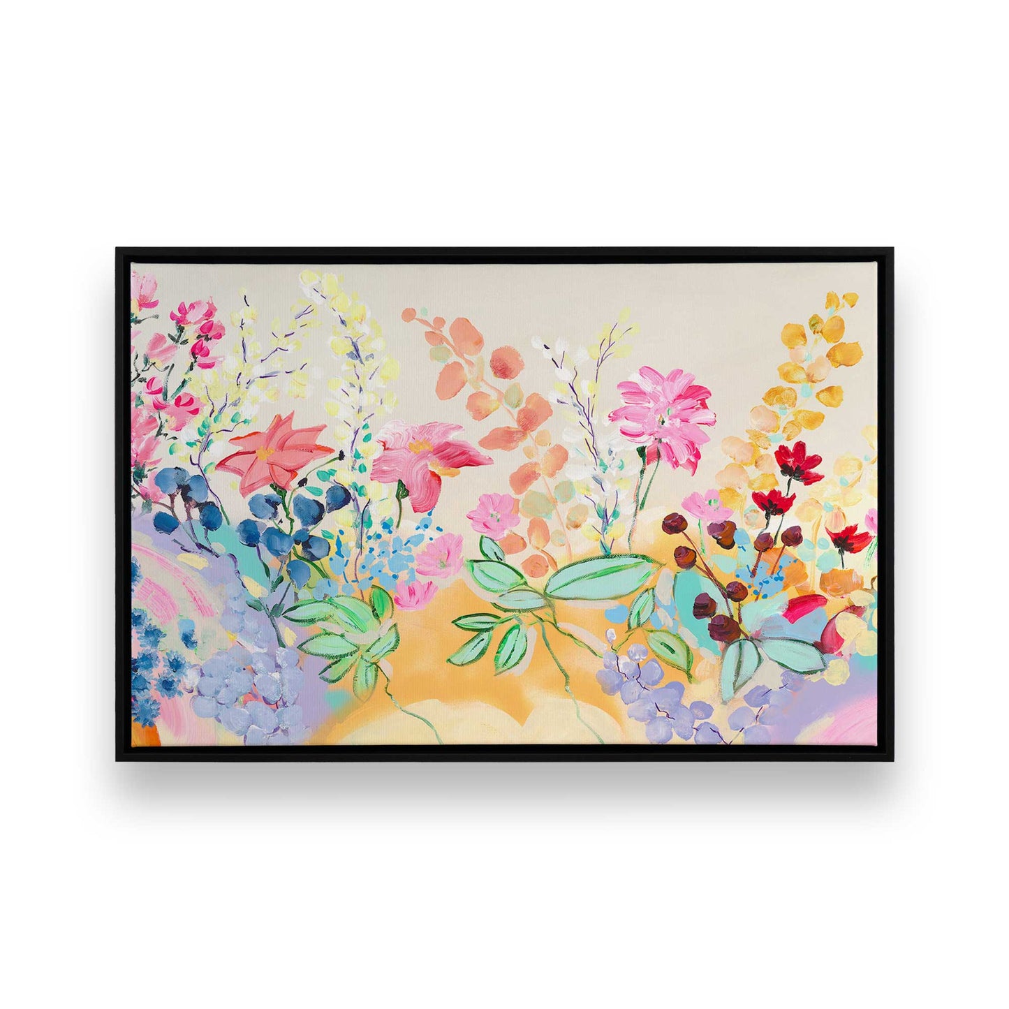 [Color:Satin Black], Picture of art in a Satin Black frame