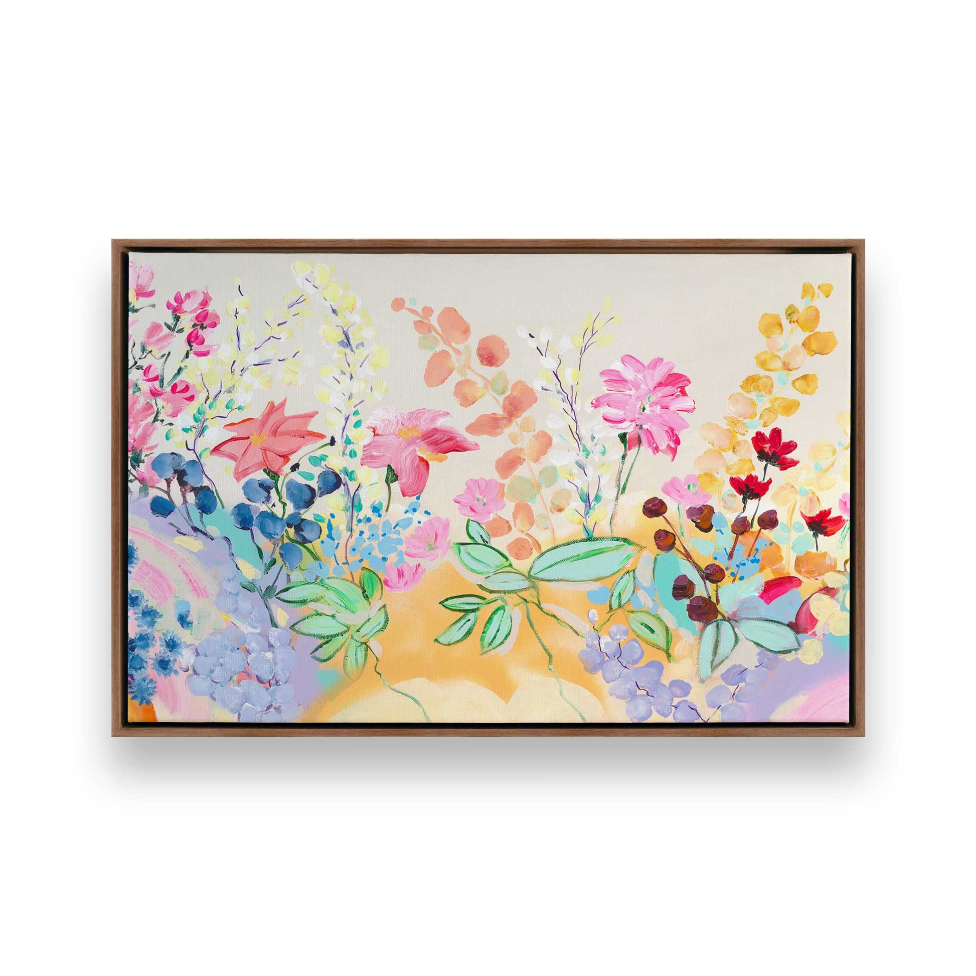 [Color:Walnut], Picture of art in a Walnut frame