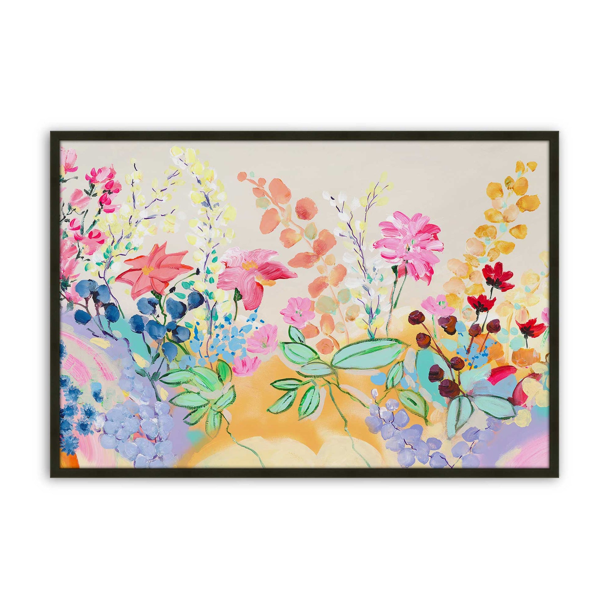 [Color:Satin Black], Picture of art in a Satin Black frame