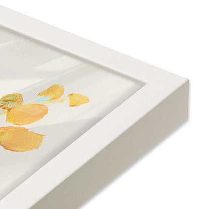[Color:Opaque White], Picture of art in a Opaque White frame at an angle