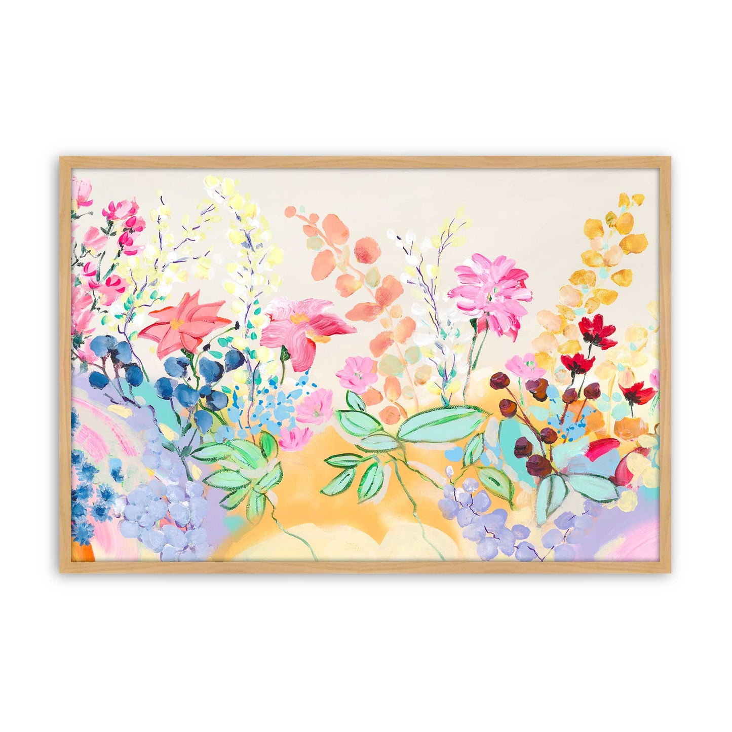 [Color:American Maple], Picture of art in a American Maple frame