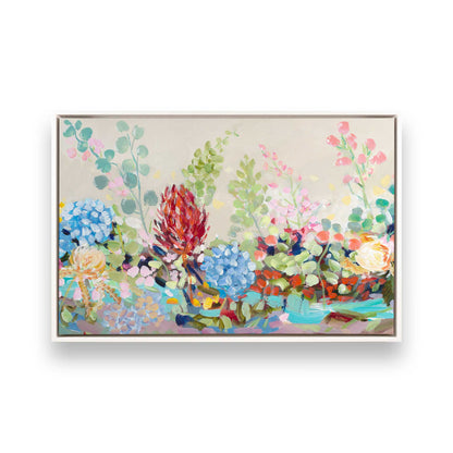 [Color:Opaque White], Picture of art in a White frame