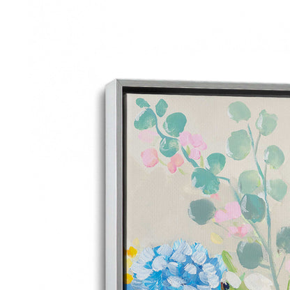 [Color:Polished Chrome], Picture of art in a Polished Chrome frame at an angle