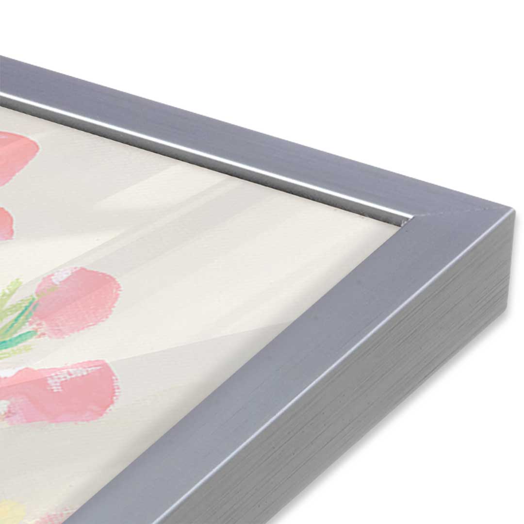 [Color:Polished Chrome], Picture of art in a Polished Chrome frame at an angle