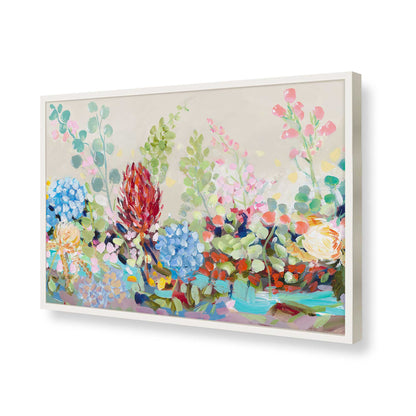 [Color:Opaque White], Picture of art in a Opaque White frame of the corner