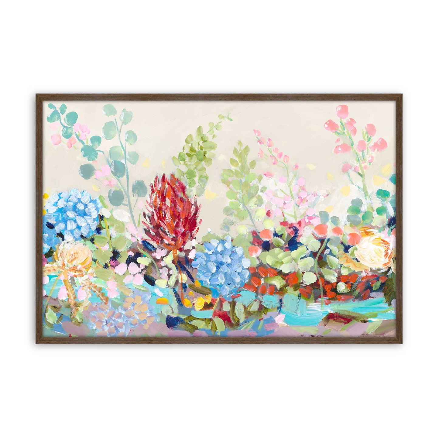 [Color:Walnut], Picture of art in a Walnut frame