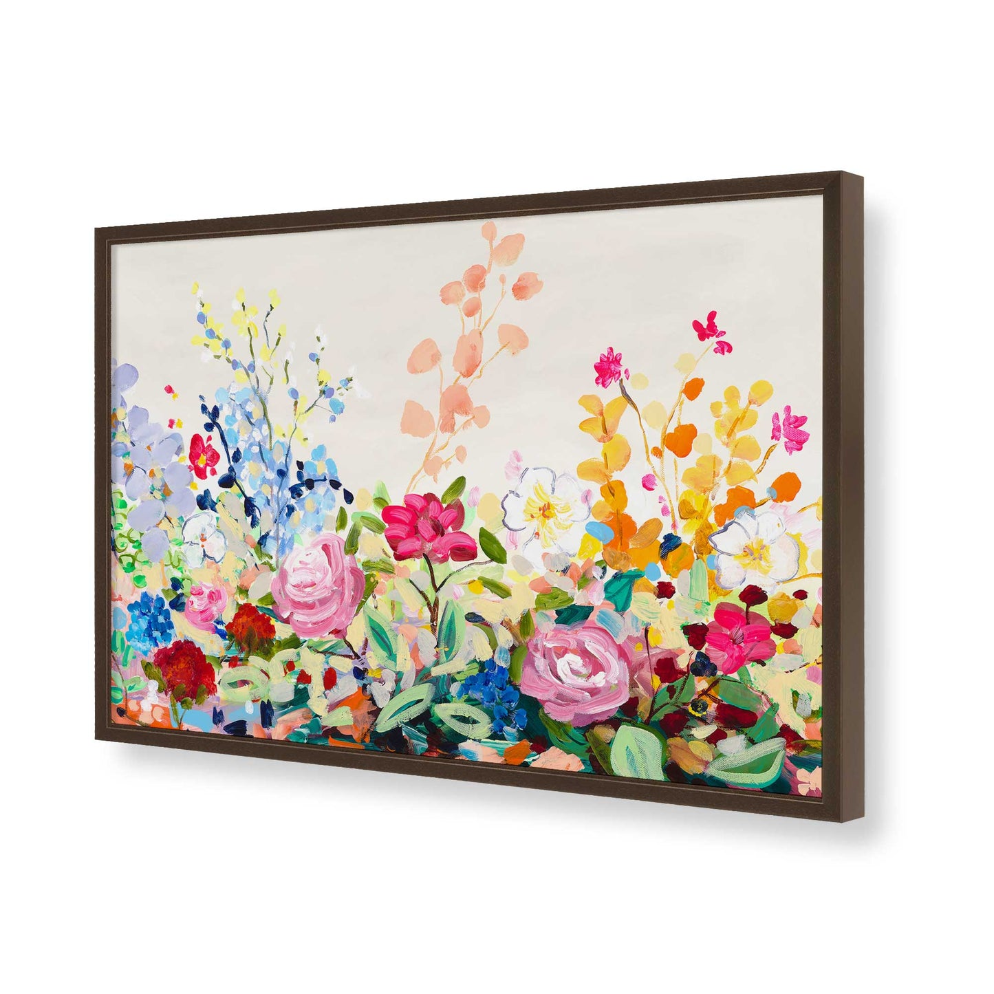 [Color:Belvinder Brown], Picture of art in a Belvinder Brown frame of the corner