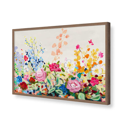 [Color:Walnut], Picture of art in a Walnut frame of the corner