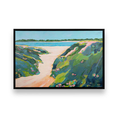 [Color:Satin Black], Picture of art in a Satin Black frame