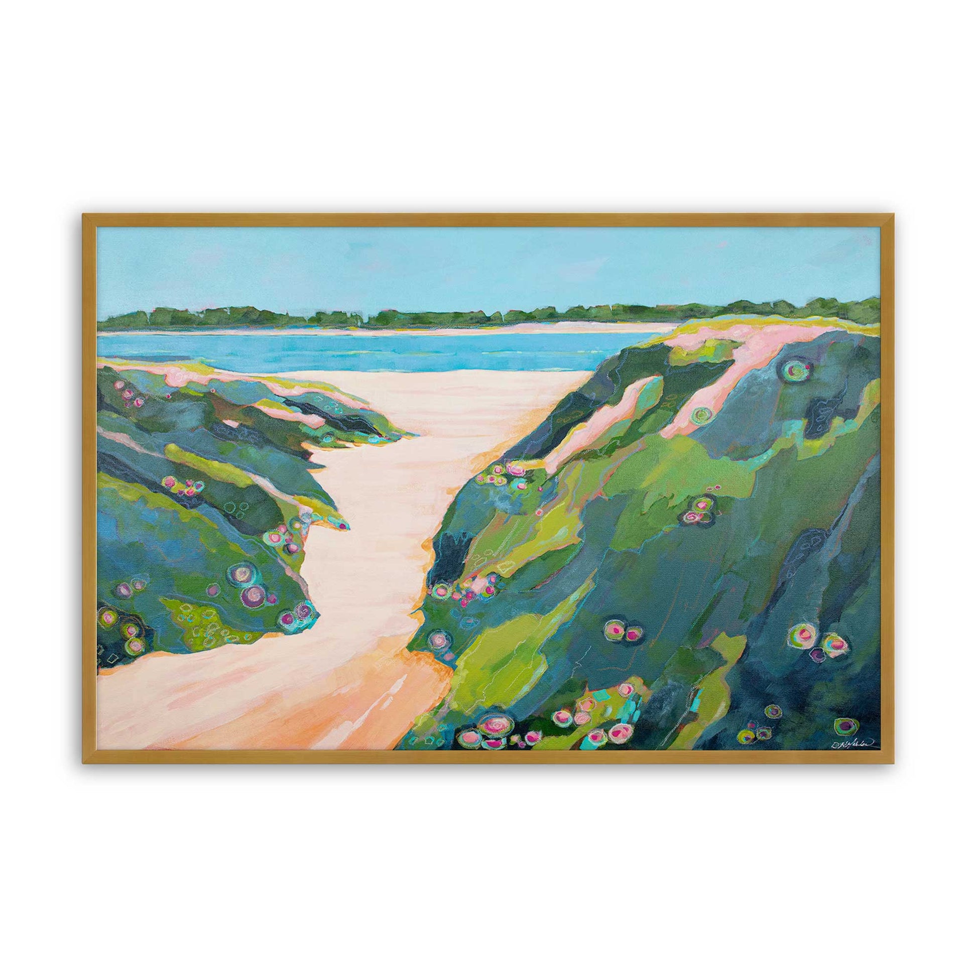 [Color:Polished Gold], Picture of art in a Polished Gold frame
