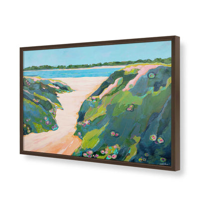 [Color:Belvinder Brown], Picture of art in a Belvinder Brown frame of the corner