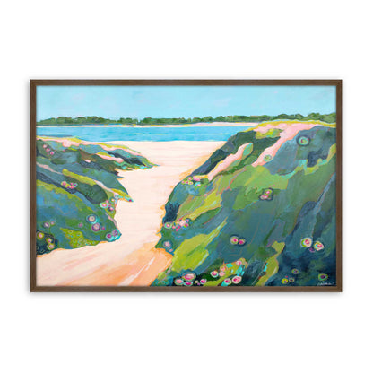 [Color:Walnut], Picture of art in a Walnut frame
