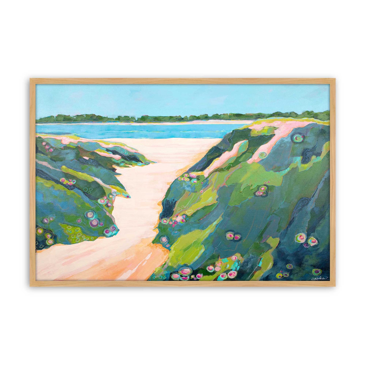 [Color:American Maple], Picture of art in a American Maple frame
