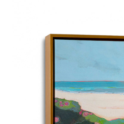 [Color:Polished Gold], Picture of art in a Polished Gold frame at an angle