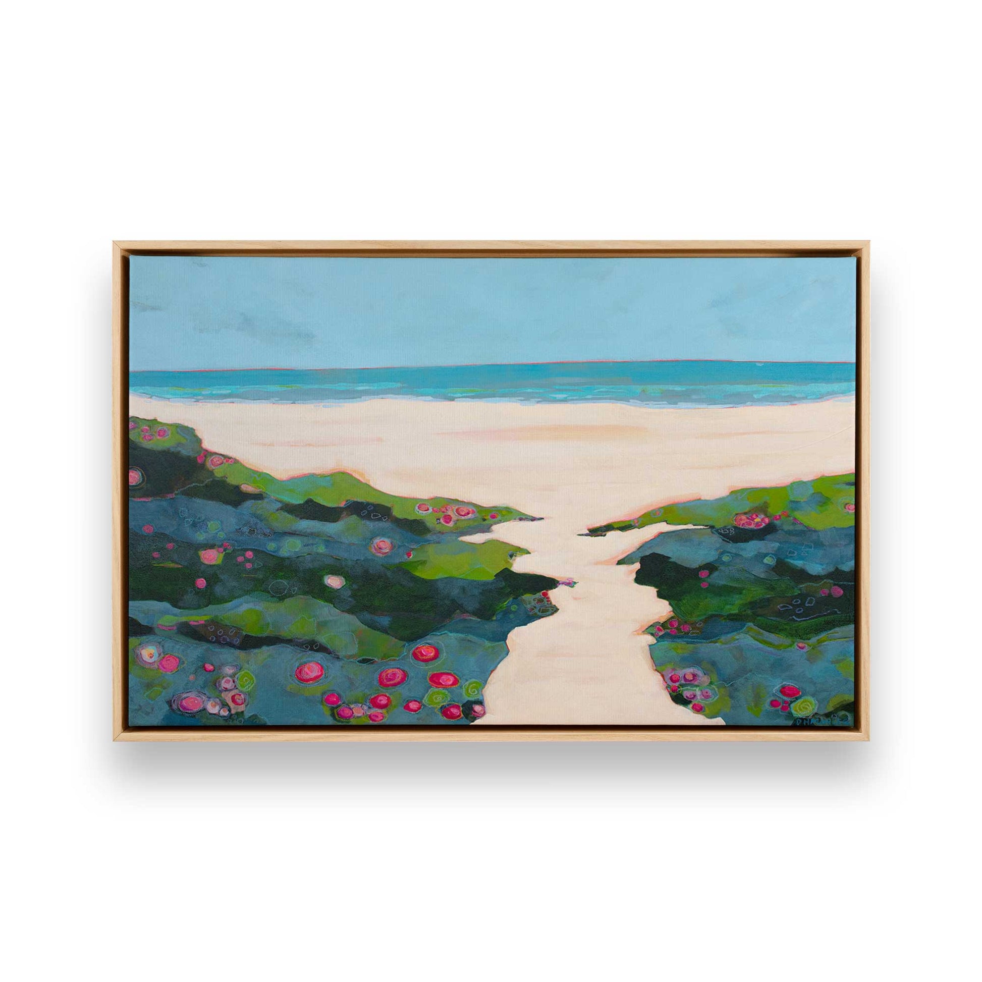 [Color:American Maple], Picture of art in a American Maple frame