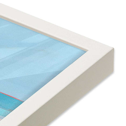 [Color:Opaque White], Picture of art in a Opaque White frame at an angle