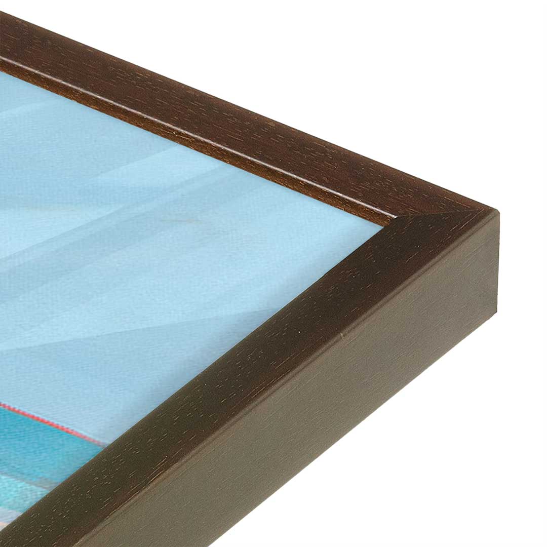 [Color:Belvinder Brown], Picture of art in a Belvinder Brown frame at an angle