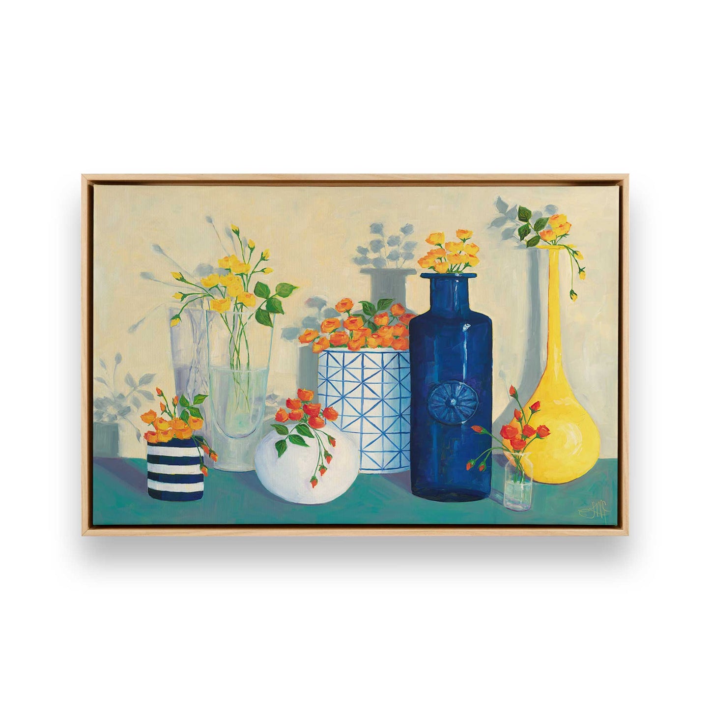 [Color:American Maple], Picture of art in a American Maple frame