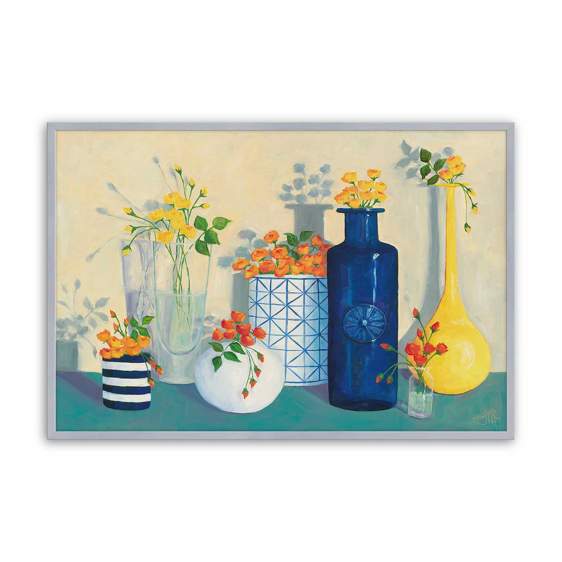 [Color:Polished Chrome], Picture of art in a Polished Chrome frame