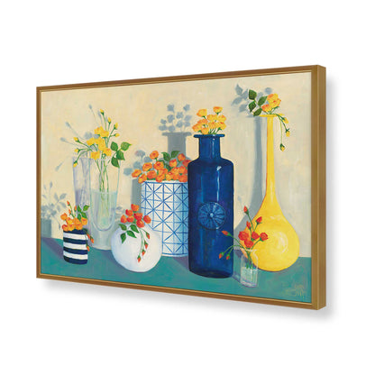 [Color:Polished Gold], Picture of art in a Polished Gold frame of the corner