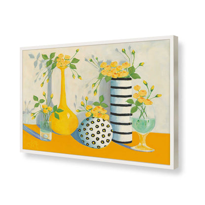 [Color:Opaque White], Picture of art in a Opaque White frame of the corner