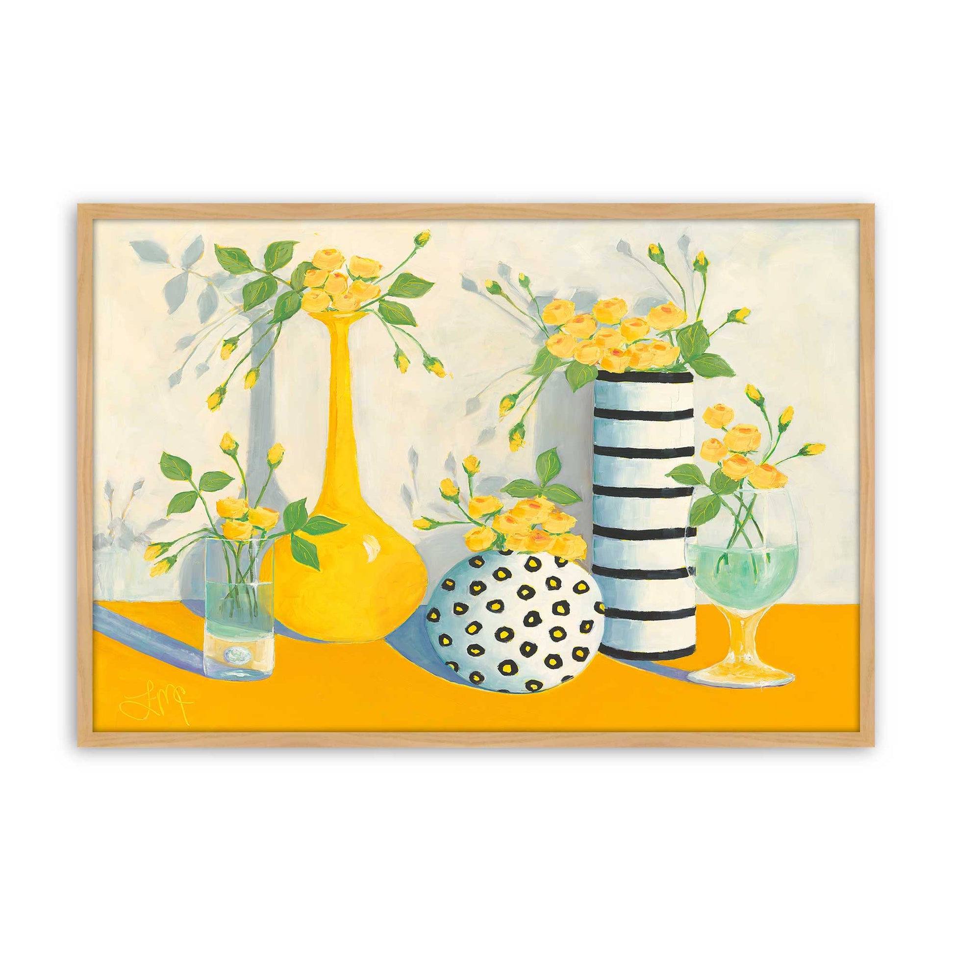 [Color:American Maple], Picture of art in a American Maple frame