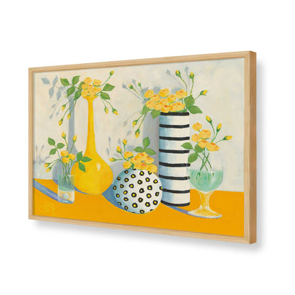 [Color:American Maple], Picture of art in a American Maple frame of the corner