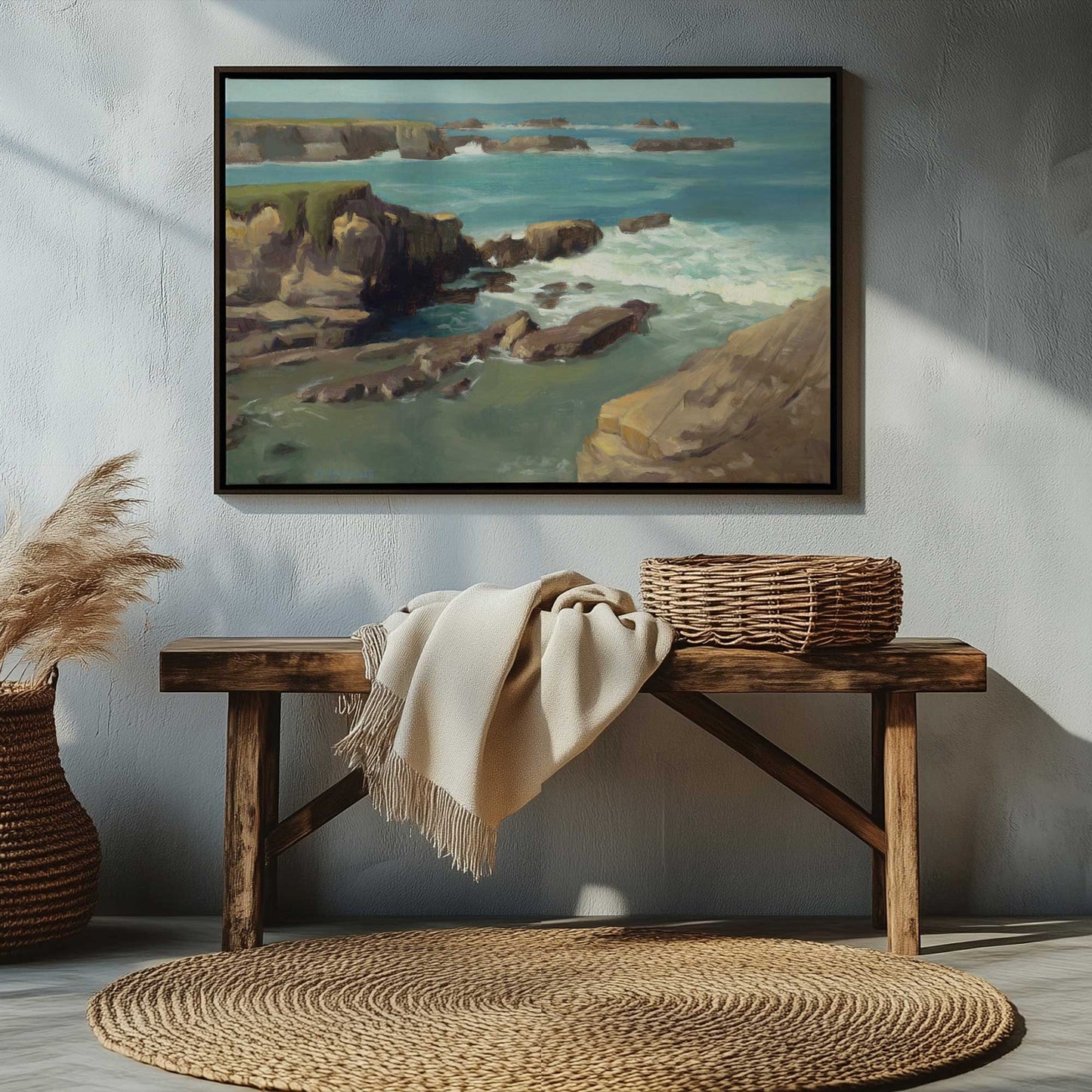 Picture of art in a room