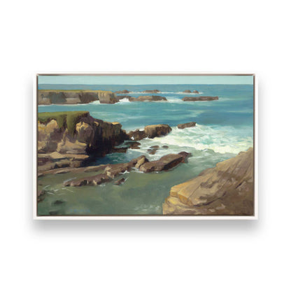 [Color:Opaque White], Picture of art in a White frame