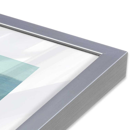 [Color:Polished Chrome], Picture of art in a Polished Chrome frame at an angle