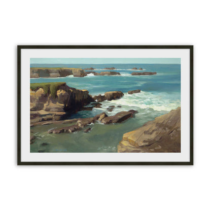 [Color:Satin Black], Picture of art in a Satin Black frame