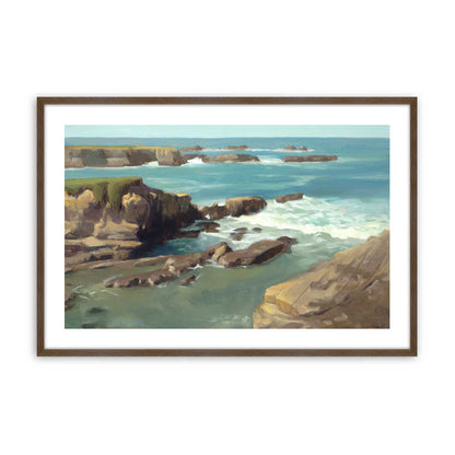 [Color:Walnut], Picture of art in a Walnut frame