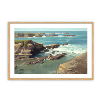 [Color:American Maple], Picture of art in a American Maple frame