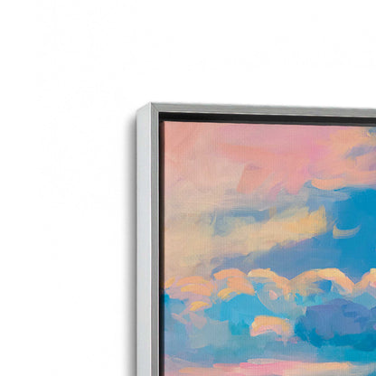 [Color:Polished Chrome], Picture of art in a Polished Chrome frame at an angle