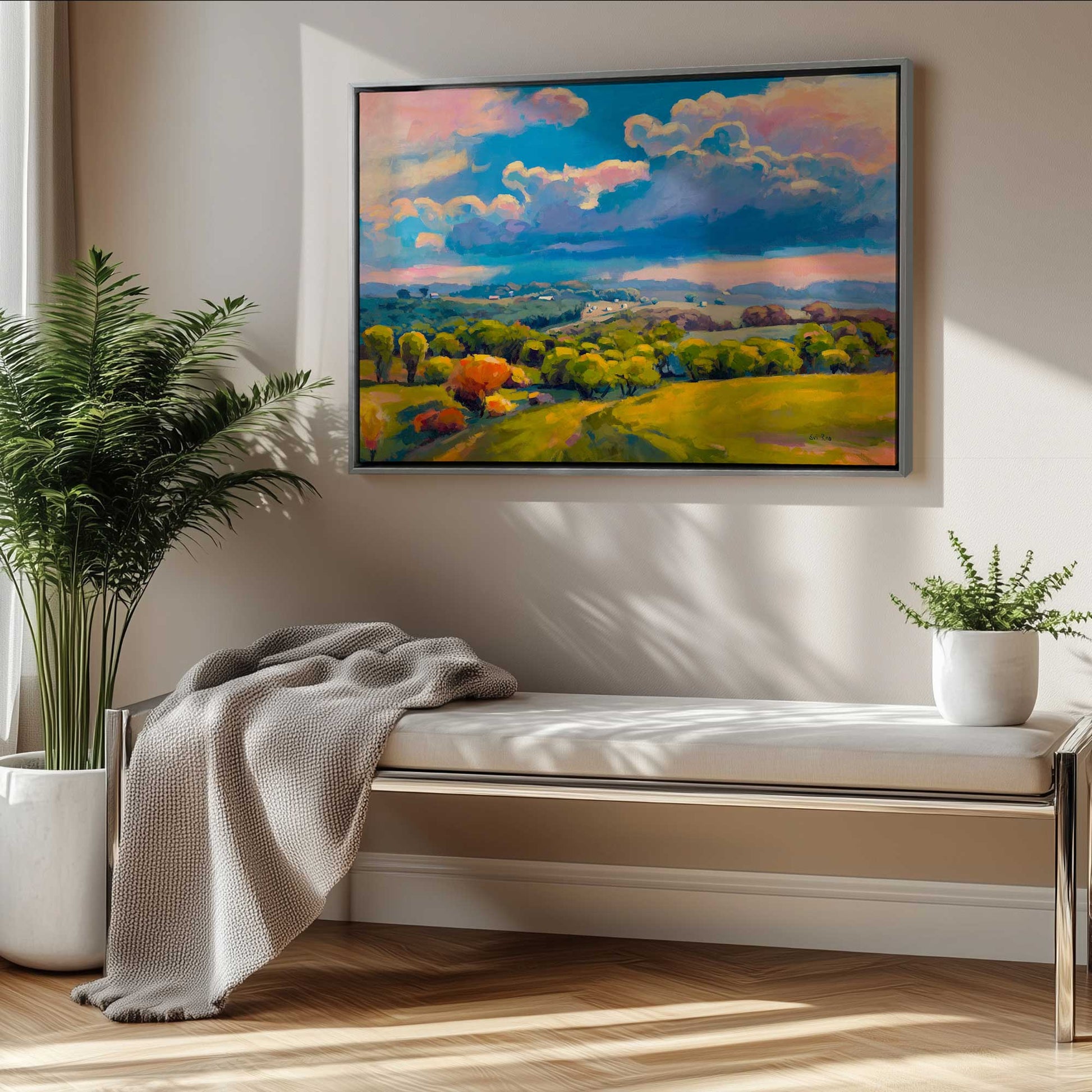 Picture of art in a room