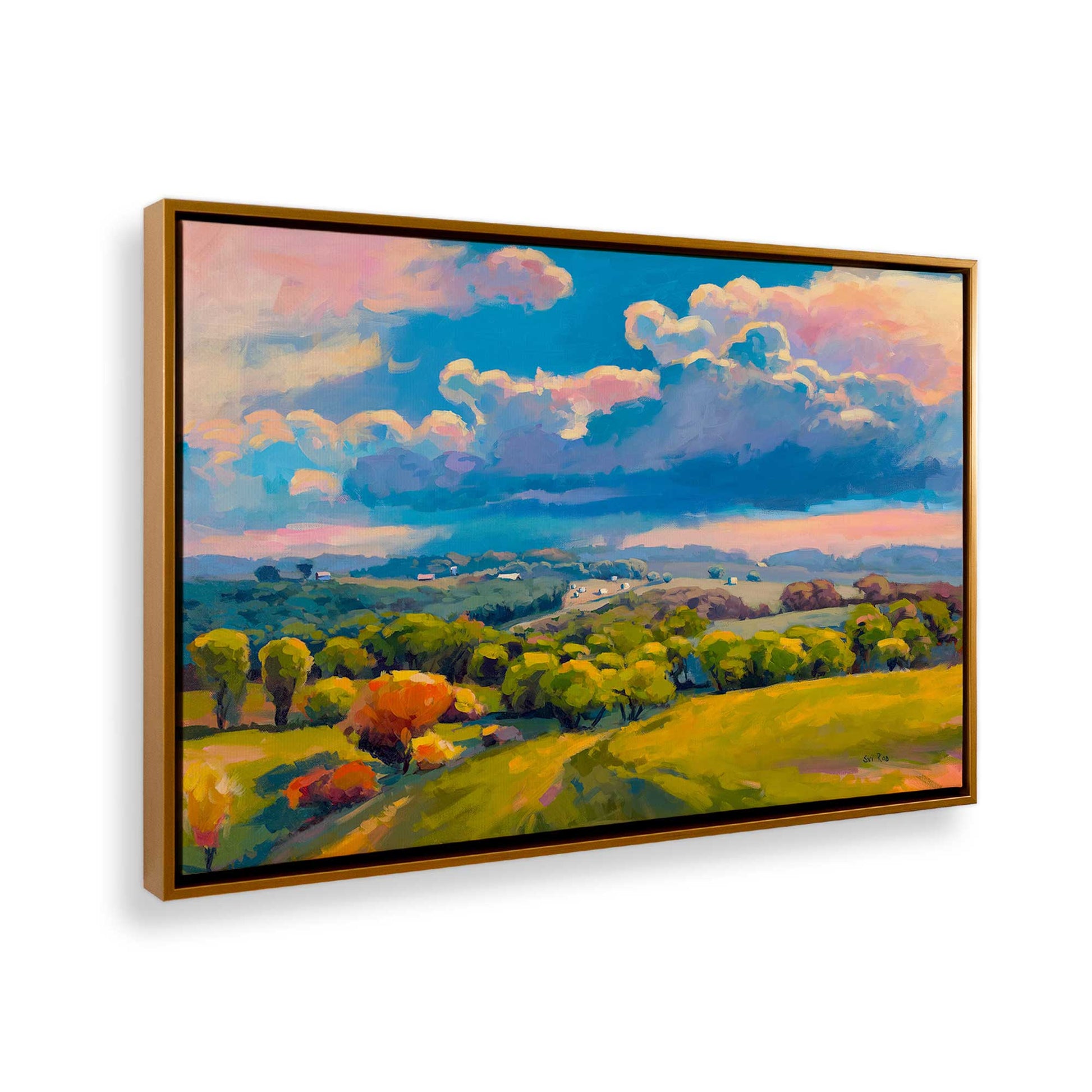 [Color:Polished Gold], Picture of the corner of the art