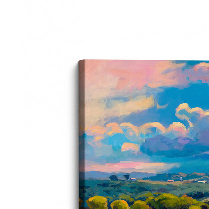 [Color:Stretched Canvas], Picture of the corner of the art